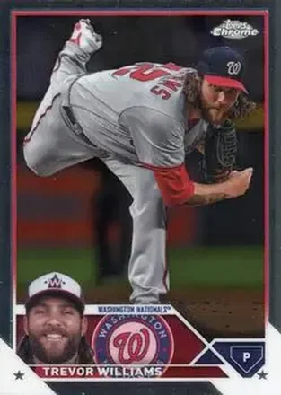2023 Topps Chrome Update #USC17 - Trevor Williams - Washington Nationals