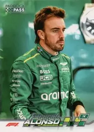 2024 Topps Paddock Pass Formula 1 #11a - Fernando Alonso - Aston Martin Aramco Cognizant F1 Team