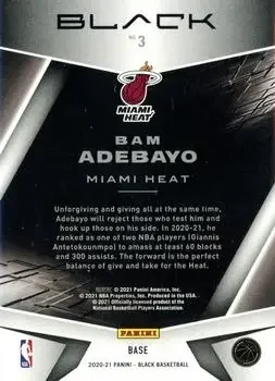 Back of Bam Adebayo