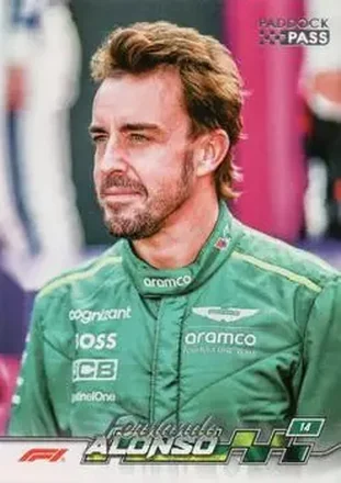 2024 Topps Paddock Pass Formula 1 #11b - Fernando Alonso - Aston Martin Aramco Cognizant F1 Team
