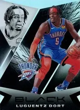 2020-21 Panini Black #4 Luguentz Dort