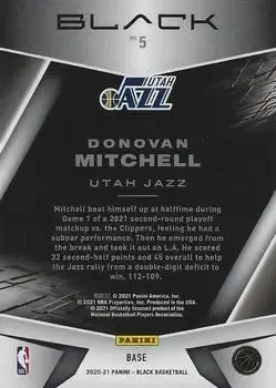 Back of Donovan Mitchell