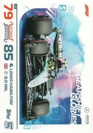 2024 Topps Turbo Attax F1 #23 - Lewis Hamilton - Mercedes-AMG Petronas Formula One Team