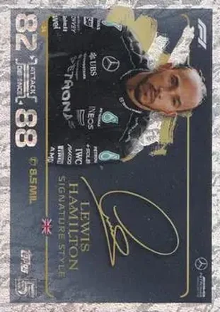 2024 Topps Turbo Attax F1 #24 - Lewis Hamilton - Mercedes-AMG Petronas Formula One Team