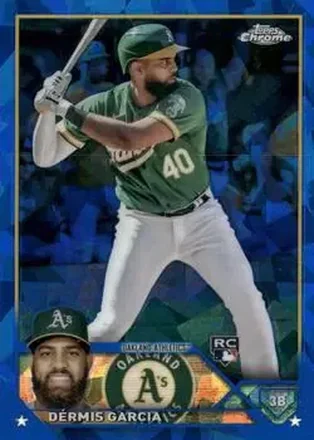 2023 Topps Chrome Update Sapphire Edition #USCS11 - Dérmis Garcia - Oakland Athletics