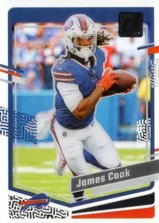 2023 Clearly Donruss #6 - James Cook - Buffalo Bills