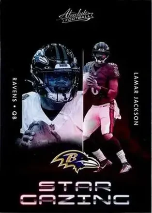 2023 Panini Absolute - Star Gazing #SG-4 - Lamar Jackson - Baltimore Ravens
