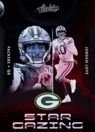 2023 Panini Absolute - Star Gazing #SG-8 - Jordan Love - Green Bay Packers