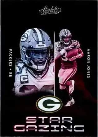 2023 Panini Absolute - Star Gazing #SG-10 - Aaron Jones - Green Bay Packers