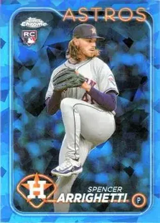 2024 Topps Chrome Update Sapphire Edition #USCS52 - Spencer Arrighetti - Houston Astros