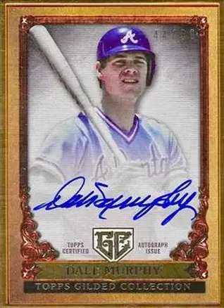 2023 Topps Gilded Collection - Gallery of Gold Autographs #GOG-DM - Dale Murphy - Atlanta Braves