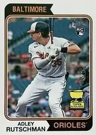2023 Topps Heritage #7b - Adley Rutschman - Baltimore Orioles
