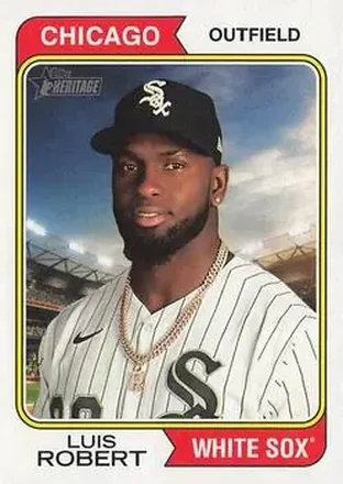 2023 Topps Heritage #9 - Luis Robert Jr. - Chicago White Sox