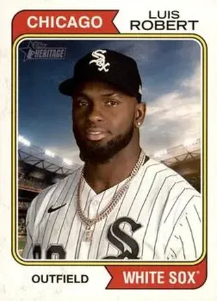 2023 Topps Heritage #9b - Luis Robert Jr. - Chicago White Sox