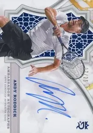 2024 Topps Royalty Collection - Ambassador Autographs Blue #AA-AR - Andy Roddick