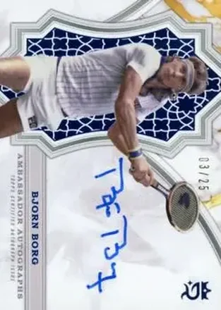 2024 Topps Royalty Collection - Ambassador Autographs Blue #AA-BB - Björn Borg