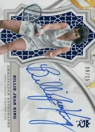 2024 Topps Royalty Collection - Ambassador Autographs Blue #AA-BK - Billie Jean King
