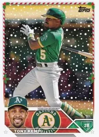 2023 Topps Holiday #H12 - Tony Kemp - Oakland Athletics