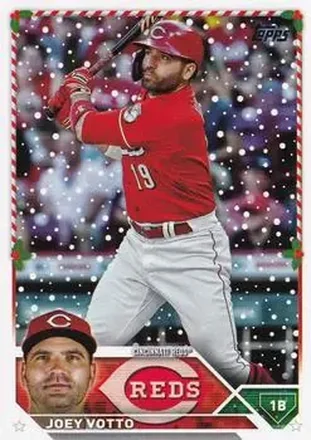 2023 Topps Holiday #H14 - Joey Votto - Cincinnati Reds