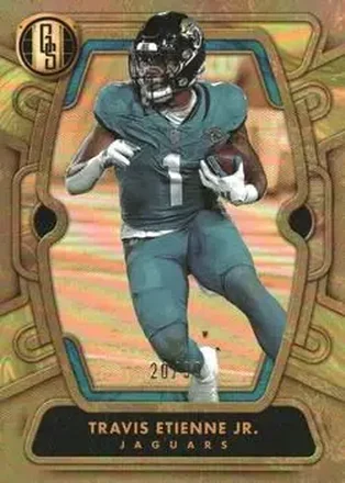 2024 Panini Gold Standard #44 - Travis Etienne Jr. - Jacksonville Jaguars