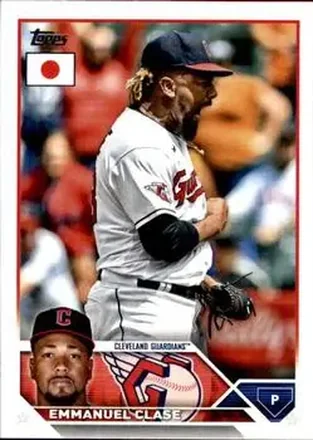 2023 Topps Japan Edition #12 - Emmanuel Clase - Cleveland Guardians
