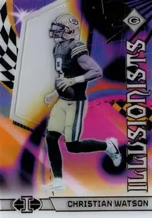 2023 Panini Illusions - Illusionists #2 - Christian Watson - Green Bay Packers