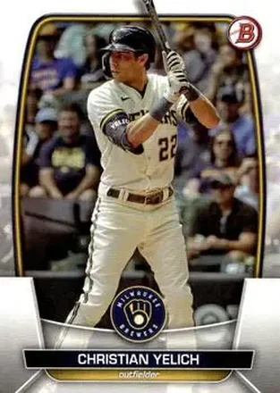 2023 Bowman #23 - Christian Yelich - Milwaukee Brewers