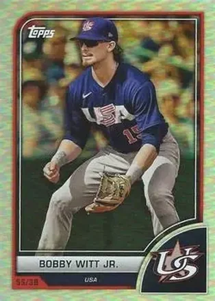 2023 Topps World Baseball Classic #18 - Bobby Witt Jr. - USA