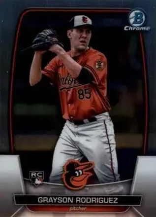 2023 Bowman Chrome #22 - Grayson Rodriguez - Baltimore Orioles