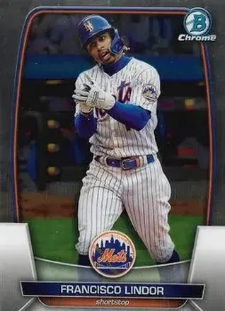 2023 Bowman Chrome #24 - Francisco Lindor - New York Mets