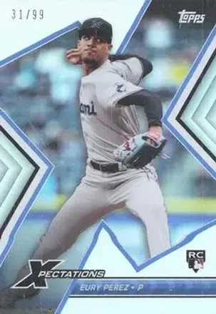 2023 Topps Xpectations #13 - Eury Pérez - Miami Marlins