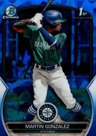 2023 Bowman Sapphire Edition #BCP-28 - Martin Gonzalez - Seattle Mariners