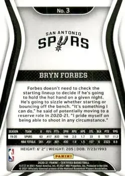 Back of Bryn Forbes