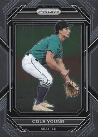 2023 Panini Prizm #22 - Cole Young - Seattle Mariners