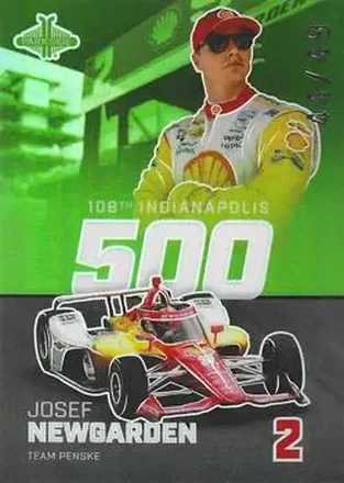 2024 Parkside Indy 500 Pacific - Green #1 - Josef Newgarden - Team Penske