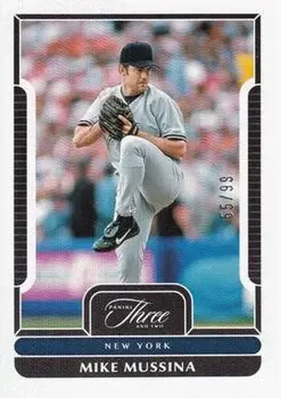 2023 Panini Three and Two #21 - Mike Mussina - New York Yankees