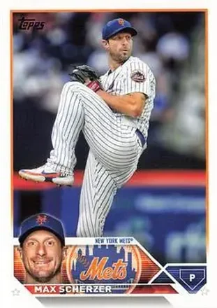 2023 Topps #21 - Max Scherzer - New York Mets
