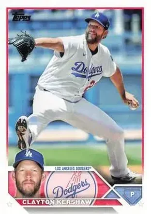 2023 Topps #22 - Clayton Kershaw - Los Angeles Dodgers