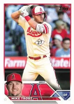 2023 Topps #27 - Mike Trout - Los Angeles Angels