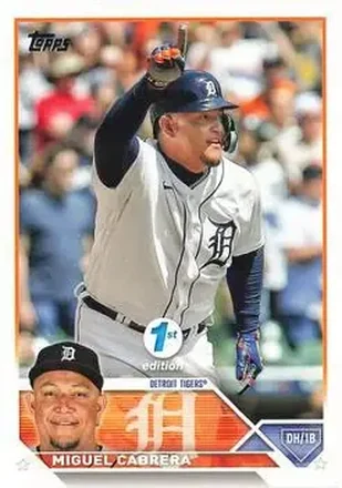 2023 Topps 1st Edition #24 - Miguel Cabrera - Detroit Tigers