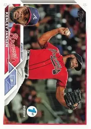 2023 Topps 1st Edition #30 - Kenley Jansen - Atlanta Braves