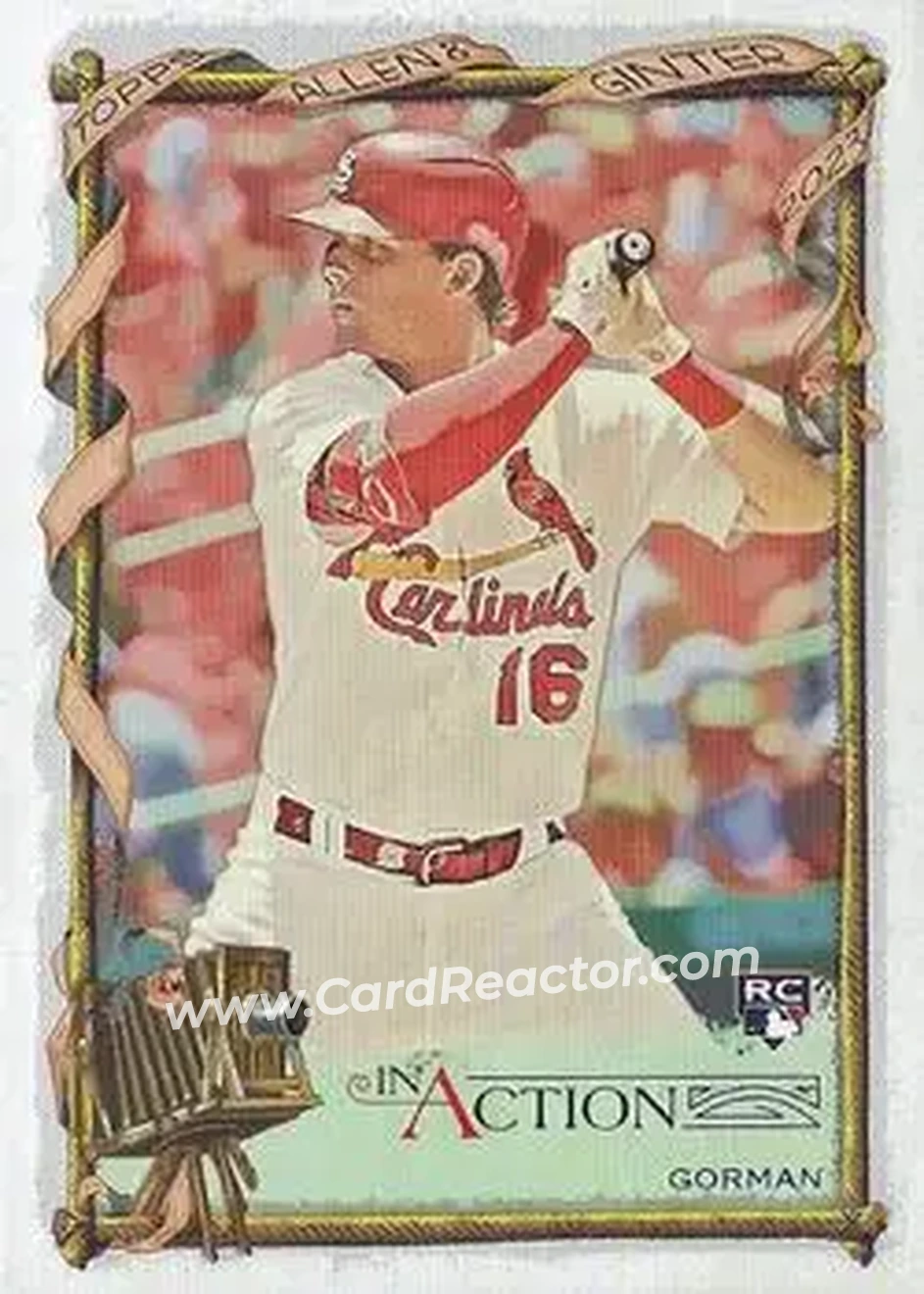 2023 Topps Allen & Ginter #16b - Nolan Gorman - St. Louis Cardinals - Front