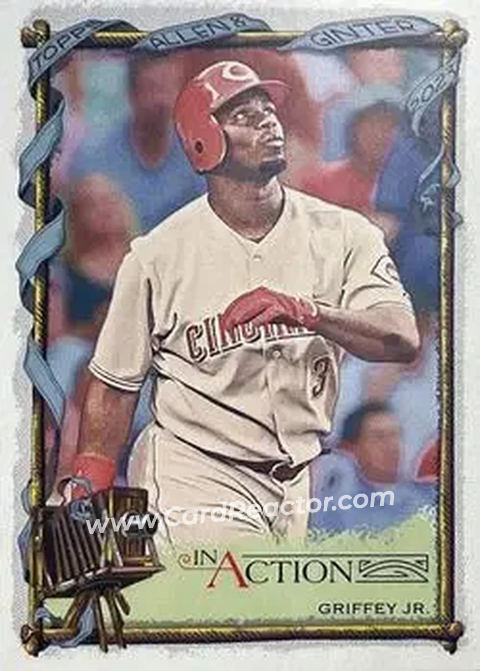 2023 Topps Allen & Ginter #17b - Ken Griffey Jr. - Cincinnati Reds - Front 2023 Topps Allen & Ginter #17b - Ken Griffey Jr. - Cincinnati Reds - Front