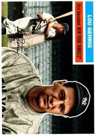2023 Topps Archives #18b - Lou Gehrig - New York Yankees