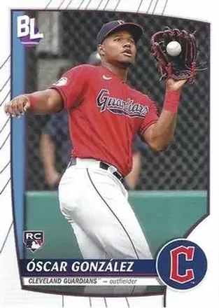 2023 Topps Big League #22 - Óscar González - Cleveland Guardians