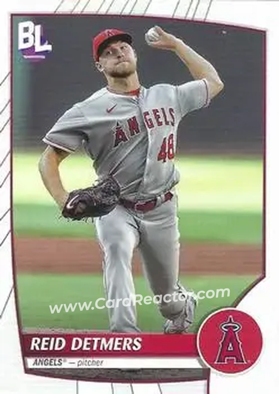 2023 Topps Big League #24 - Reid Detmers - Los Angeles Angels - Front