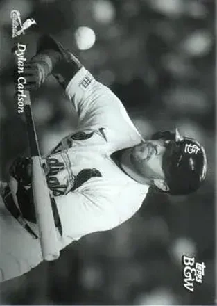2023 Topps Black & White #24 - Dylan Carlson - St. Louis Cardinals