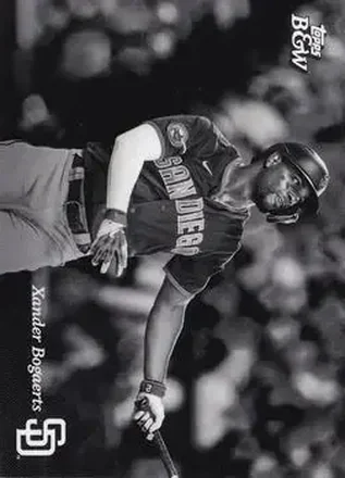 2023 Topps Black & White #27 - Xander Bogaerts - San Diego Padres