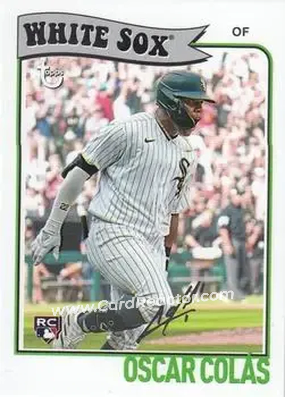 2023 Topps Brooklyn Collection #25 - Oscar Colás - Chicago White Sox - Front