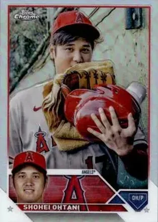 2023 Topps Chrome #17b - Shohei Ohtani - Los Angeles Angels